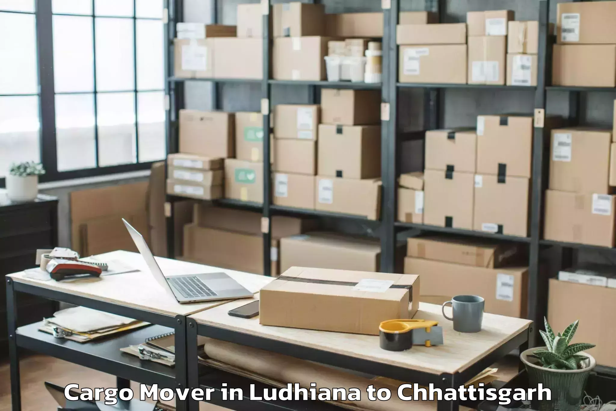 Leading Ludhiana to Gharghoda Cargo Mover Provider